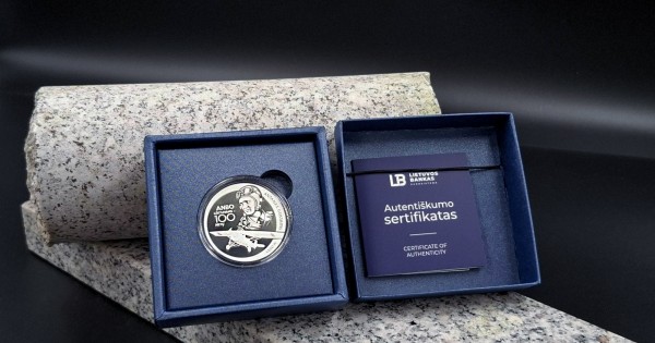 Lietuvos banko moneta atiduoda pagarbą legendiniam lėktuvui ir jo kūrėjui